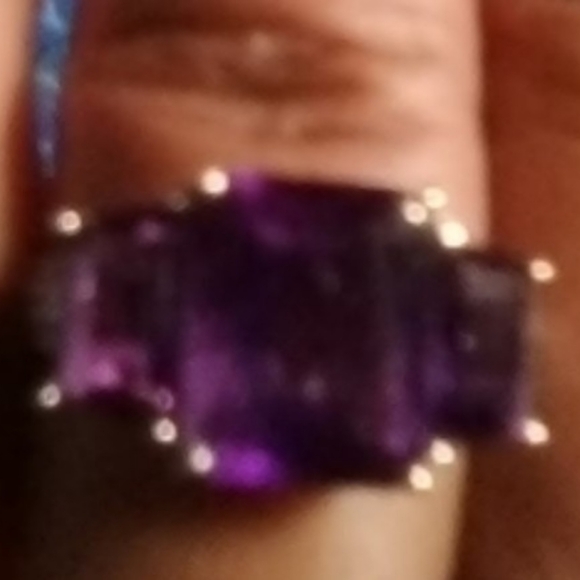 PURPLE AMETHYST RING - Picture 3 of 3